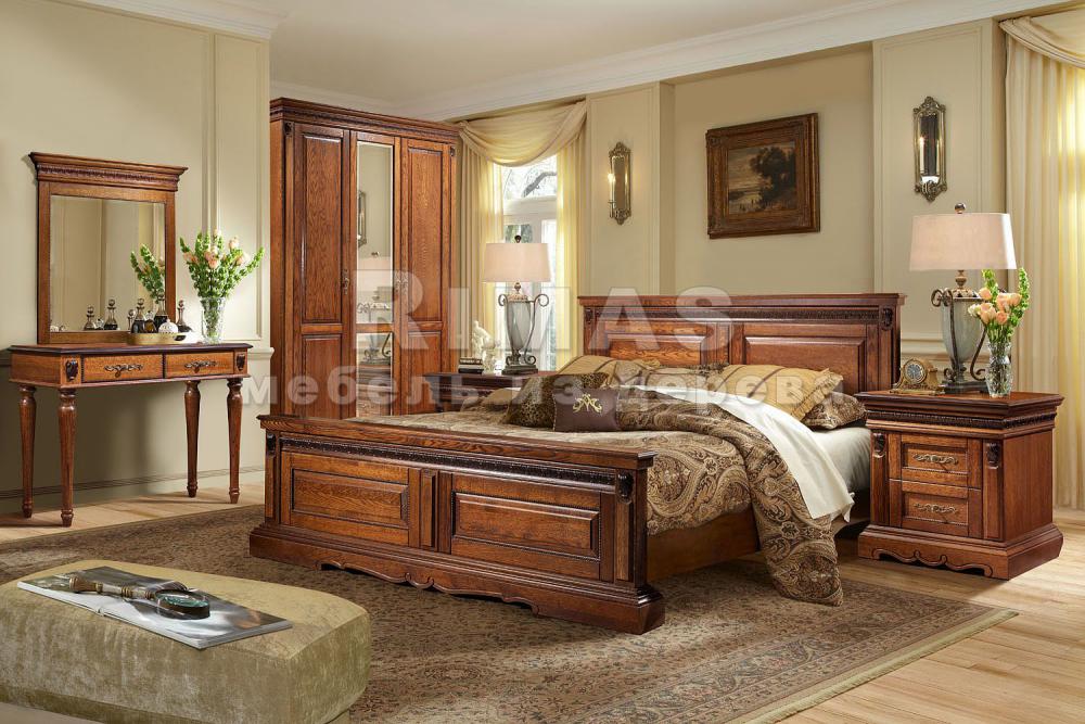 Спальня «Милано 2» из массива дерева